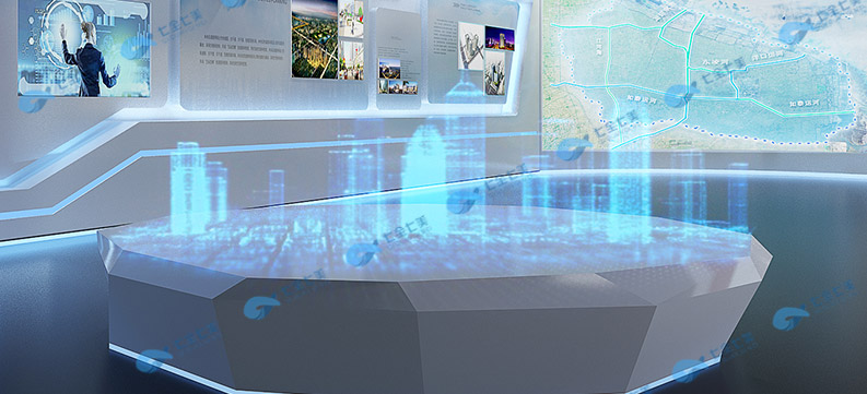 VR互动城市规划展厅设计效果图