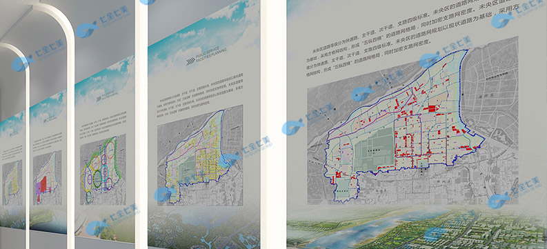 VR互动城市规划展厅设计效果图