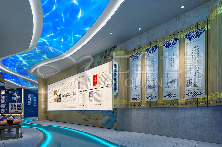 毒品预防教育展厅，多媒体禁毒展馆，展厅设计公司，展厅建设方案