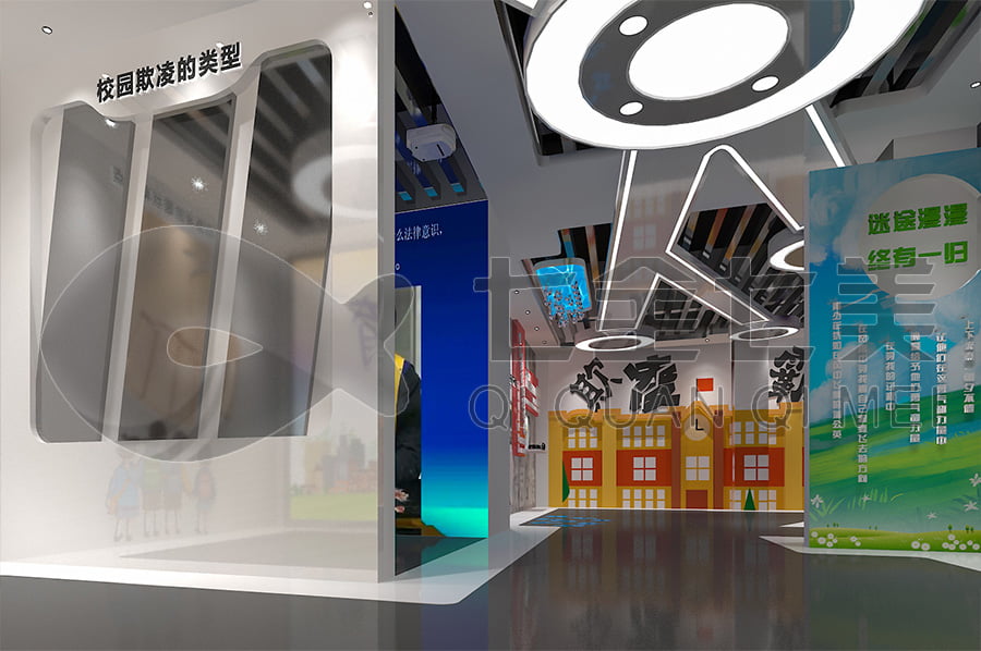 法制宣传教育展厅，普法宣传展馆产品，公安局普法教育展馆效果图设计  建设意义