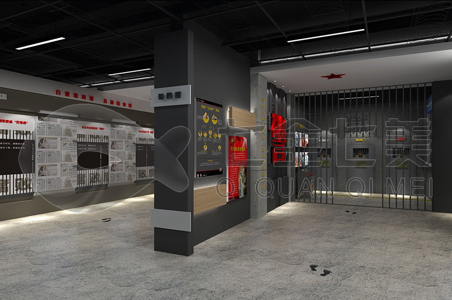 廉政教育展厅，廉洁宣传馆，廉政教育基地，防腐高压线