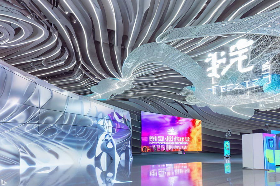 企业文化展馆方案,家用电器企业展厅施工,救灾物资企业文化馆策划