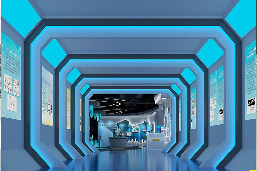 企业文化展馆设备,体育器材国企产品展厅建设,木制包装用品国企展厅施工