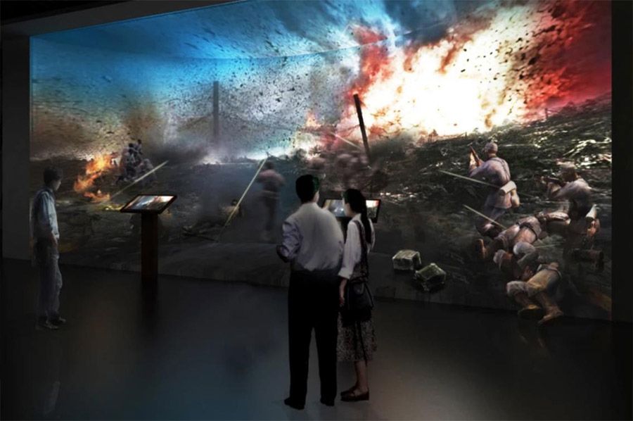 纪念馆设计,红军纪念馆建设,地震纪念馆效果图