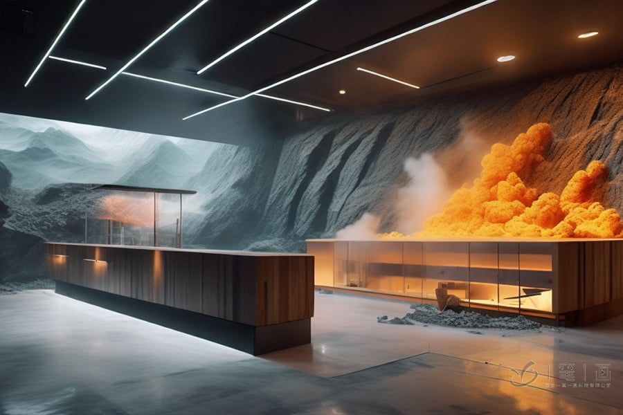 地震模拟展馆效果图,,