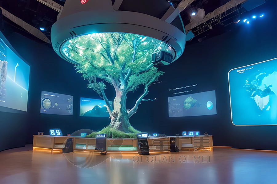 沉浸式生物多样性保护馆设计, 多媒体互动展览馆建设, 创意科技展厅方案