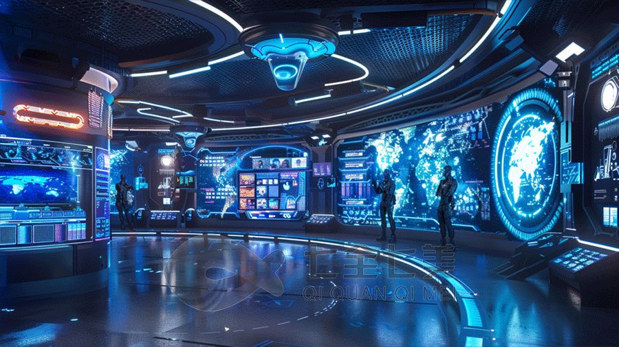 高科技国防馆设计,互动式军事展览,智慧国防教育平台