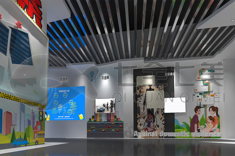 学生研学馆设计,多媒体展览馆建设方案,数字化智慧教育展厅设计公司