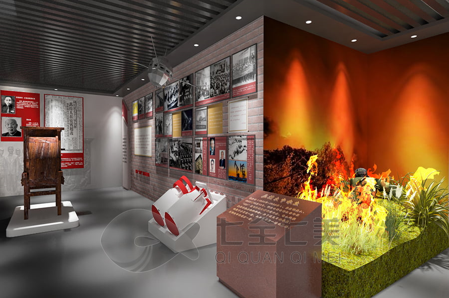 红色党风展示馆设计,多媒体展览馆建设,高科技互动展示