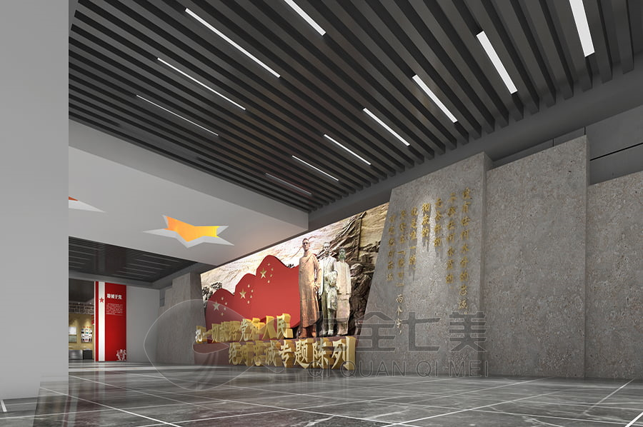 现代化改革开放史馆效果图,多媒体展览馆设计,数字化展示设备