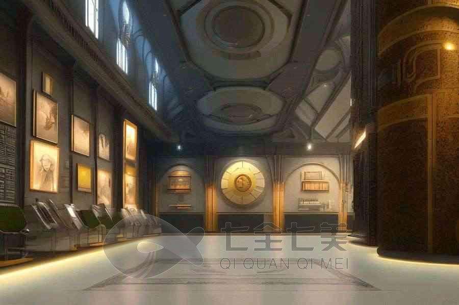 VR校史馆施工图,多媒体展览馆设计,数字化校史馆建设