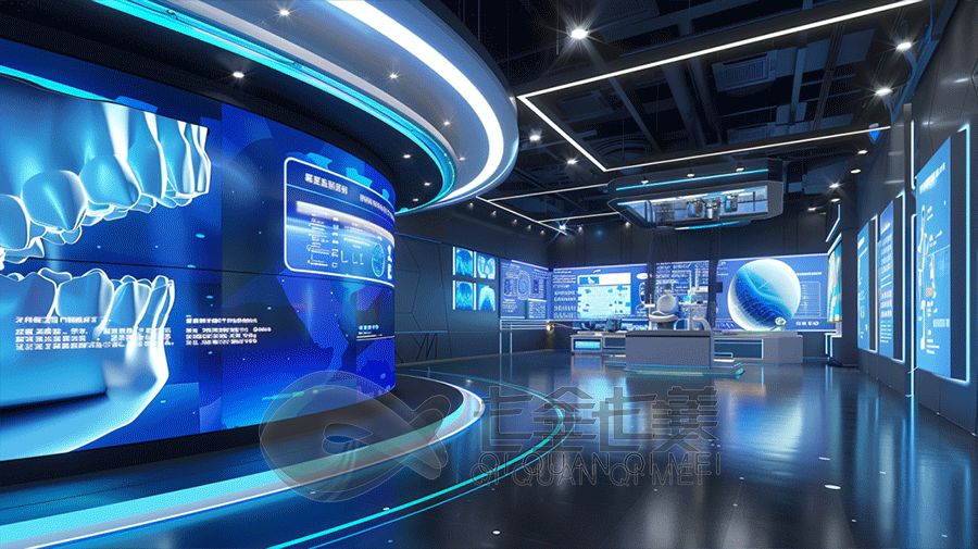 数字化中医文化馆平面图,中医药文化展览,多媒体展览馆设计公司