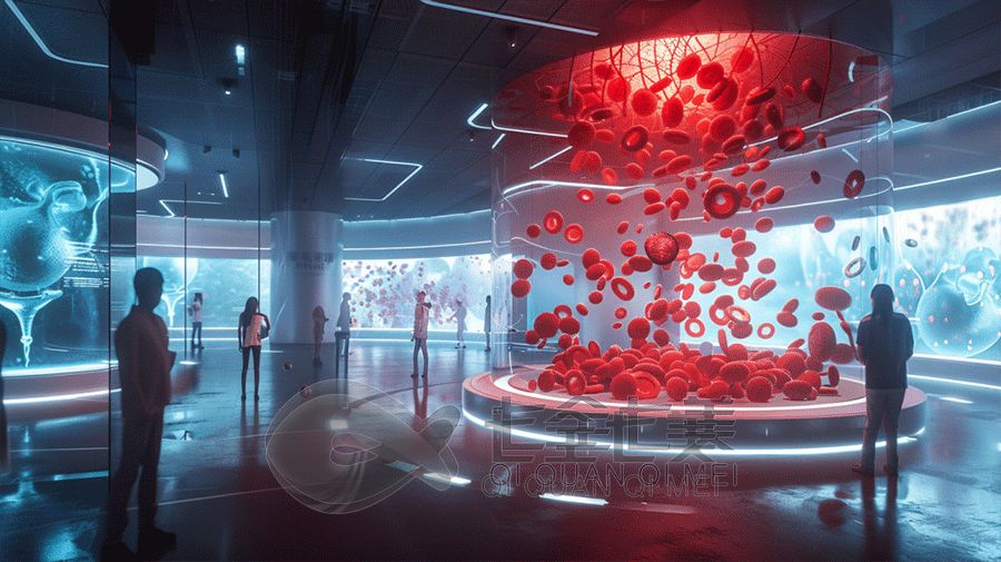 数字化血站科普体验馆,多媒体设备,智能化互动展示