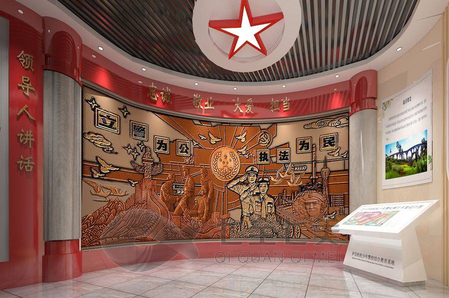 警史展馆设计, 警察文化展示, 多媒体互动展览