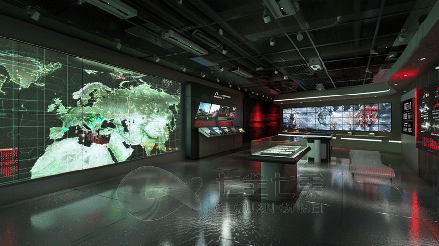 军事展厅设计,多媒体展览馆建设方案,数字化互动展示设备
