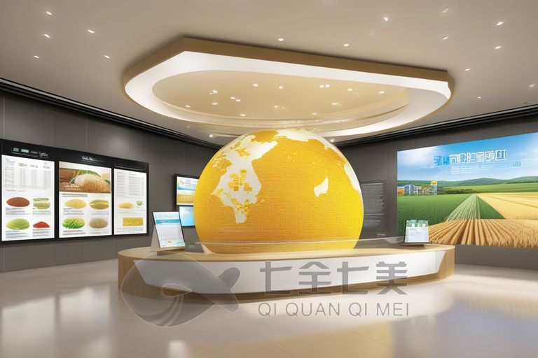 创新种植业馆施工图, 多媒体农业展厅设计, 农业科技展览馆建设方案