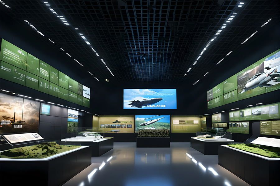 防空宣教体验馆设计,多媒体展览馆策划,高科技互动展示设备