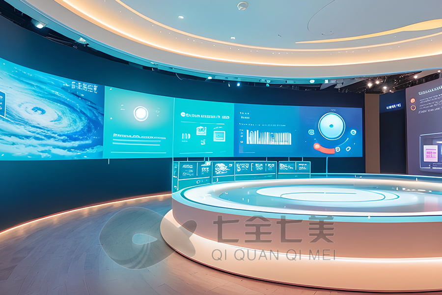 新能源展厅设计, 多媒体展示技术, 互动体验区