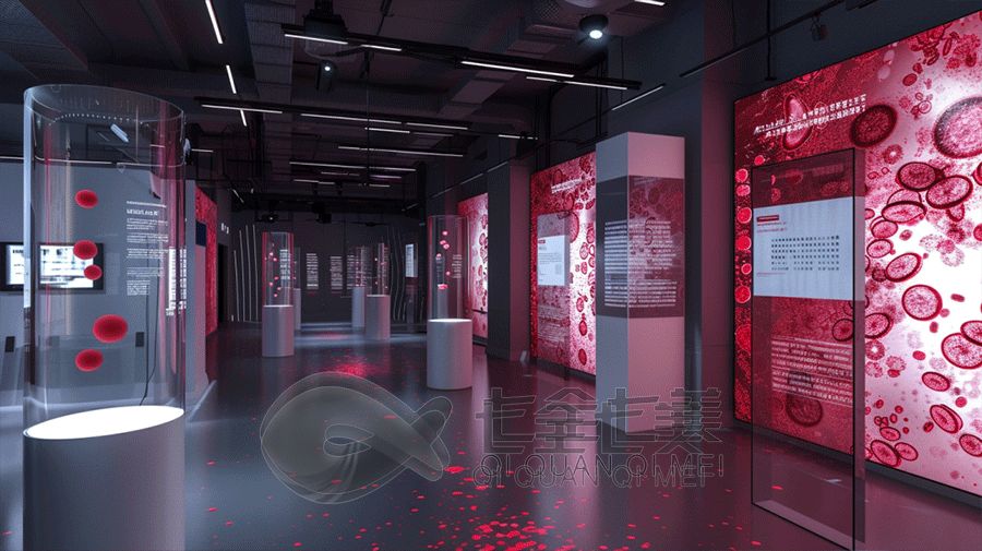 内科科普互动展示, 智慧医疗体验区, 高科技医疗设备