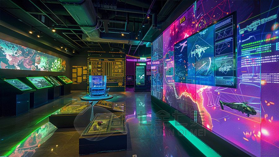 军事馆设计, 多媒体展示, 互动体验