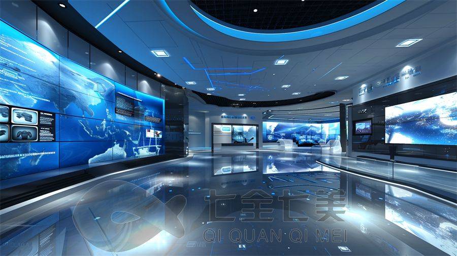 高科技人防基地平面图,多媒体展览馆设计,互动展览馆建设方案
