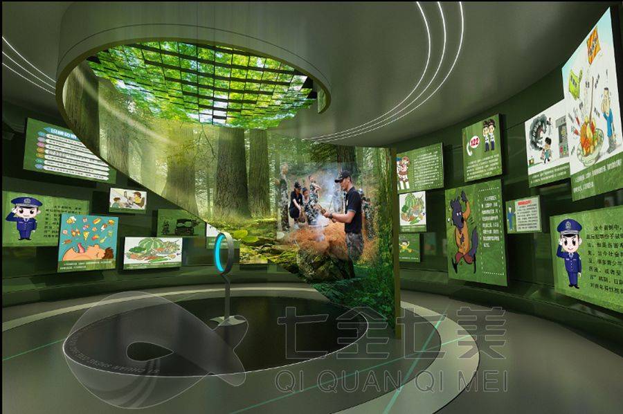 禁毒展馆设计方案，智慧禁毒防艾馆装修设计，禁毒防艾教育展厅装修设计