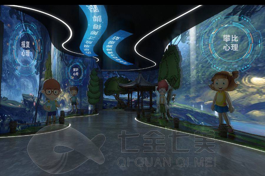 禁毒宣传基地效果图设计, 声光电禁毒展厅方案设计, 禁毒防艾教育展馆施工单位, VR禁毒体验, 互动参与教育