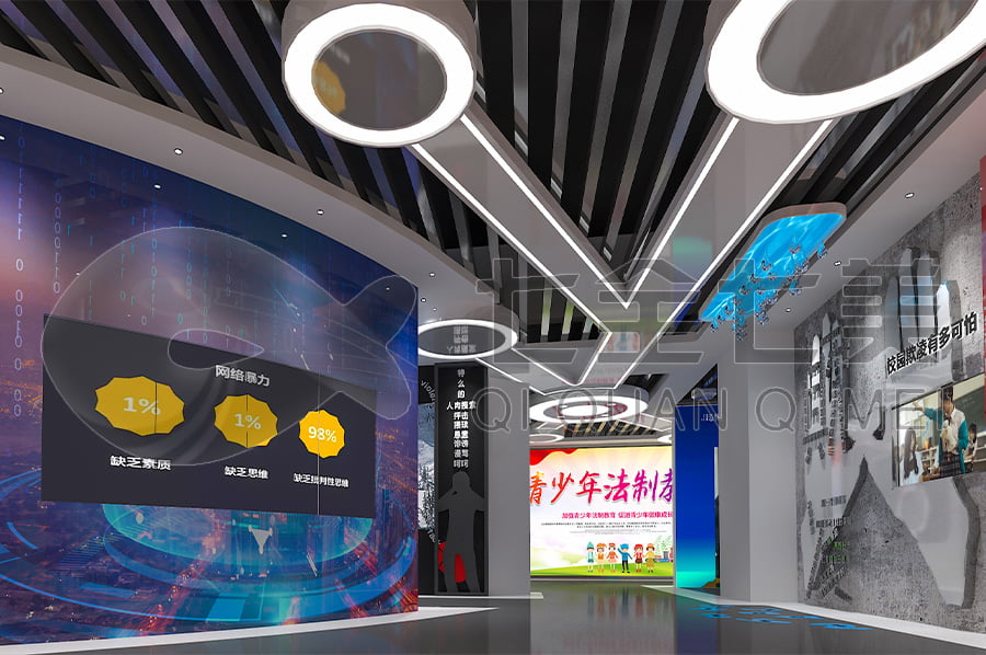 青少年法治教育展馆，法治文化教育基地设备，法院法治示范基地设计平面图