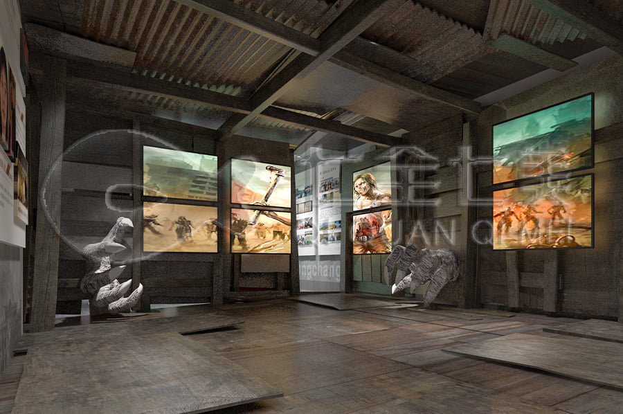 禁毒展厅建设，智慧禁毒防艾馆装修设计，禁毒展馆设计平面图