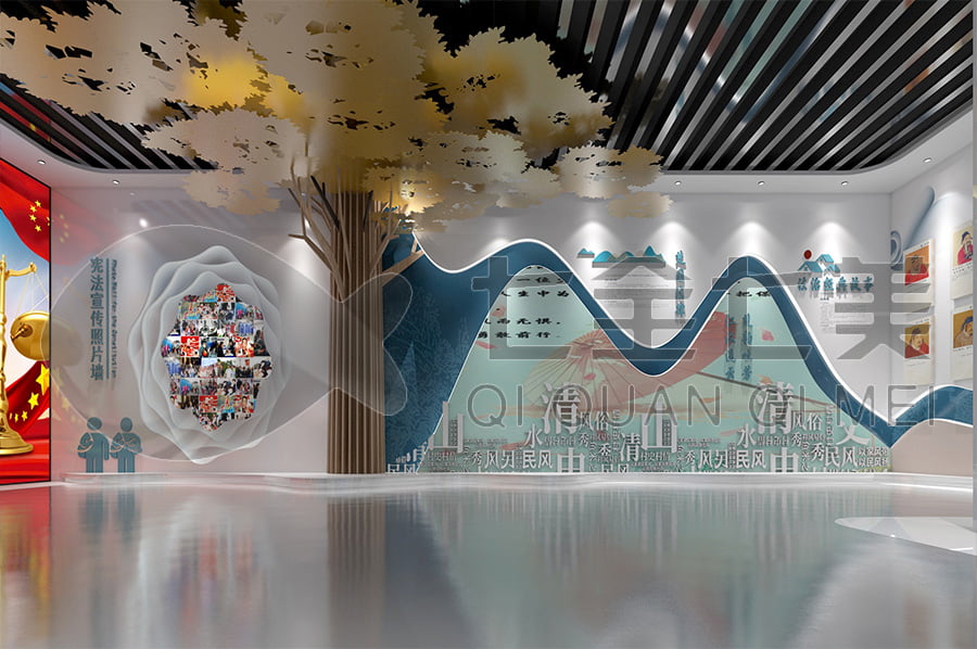  法治教育馆, 普法宣传基地效果图设计公司, 法院法制教育基地设计公司