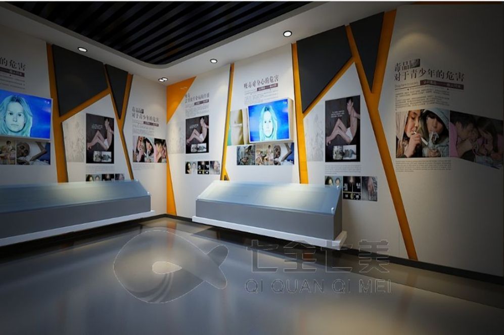 法治展厅设计,法治教育基地,多媒体互动展示,AI智能教育