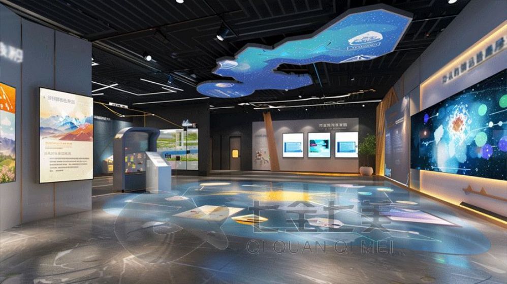 菏泽中医药展厅设计, 多媒体互动体验, AI智能导览, 中医药文化传承