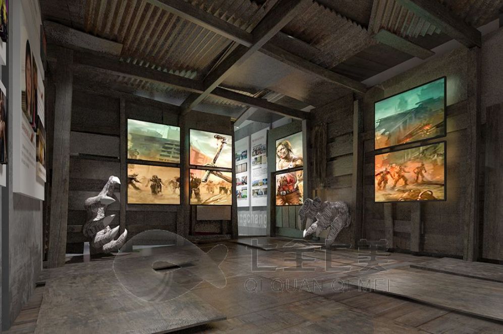 国防动员教育基地,国防动员展厅设计,多媒体设备施工