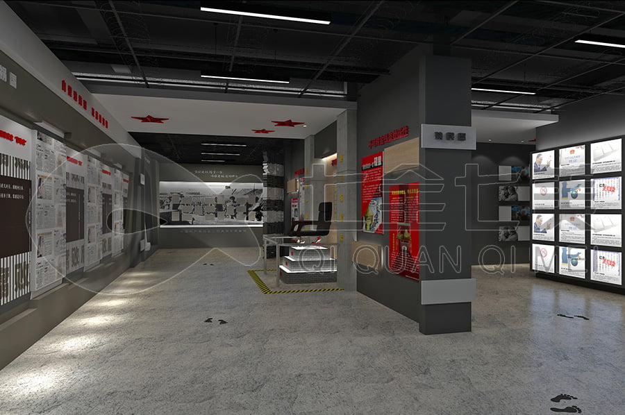 廉政警示教育中心，党风廉政宣传平台施工，预防职务犯罪警示教育展馆建设