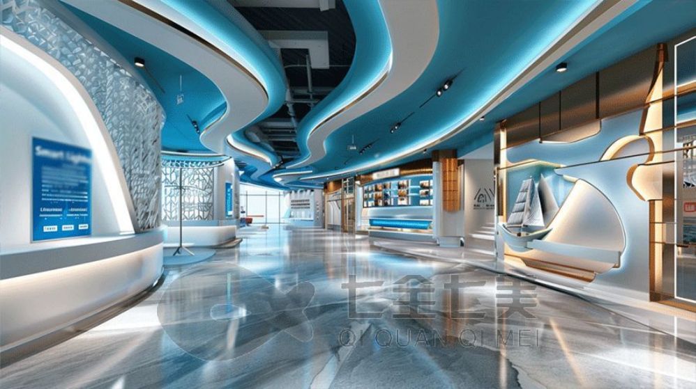 国防教育展厅设计, 创新互动展示, 智慧型教育