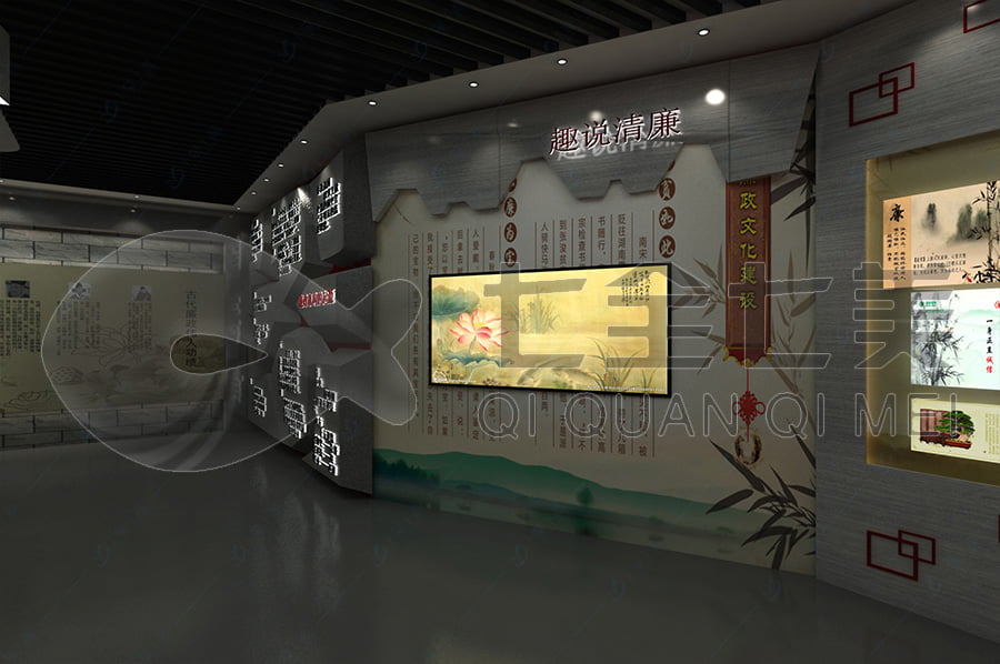 禁毒展厅效果图，多媒体禁毒防艾基地施工，禁毒防艾宣传基地设计布局