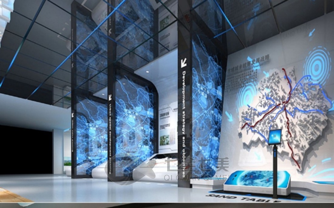 展示厅设计，展厅设计装修效果图，产品展示厅设计效果图