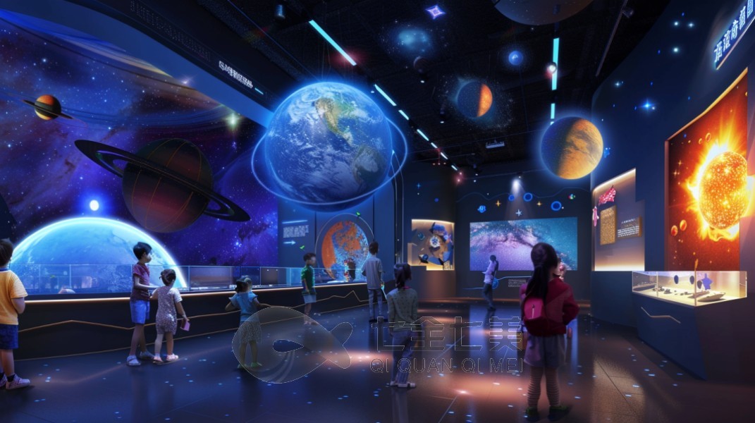 科技类展厅设计,科技展厅设计创意,科技展厅装修设计