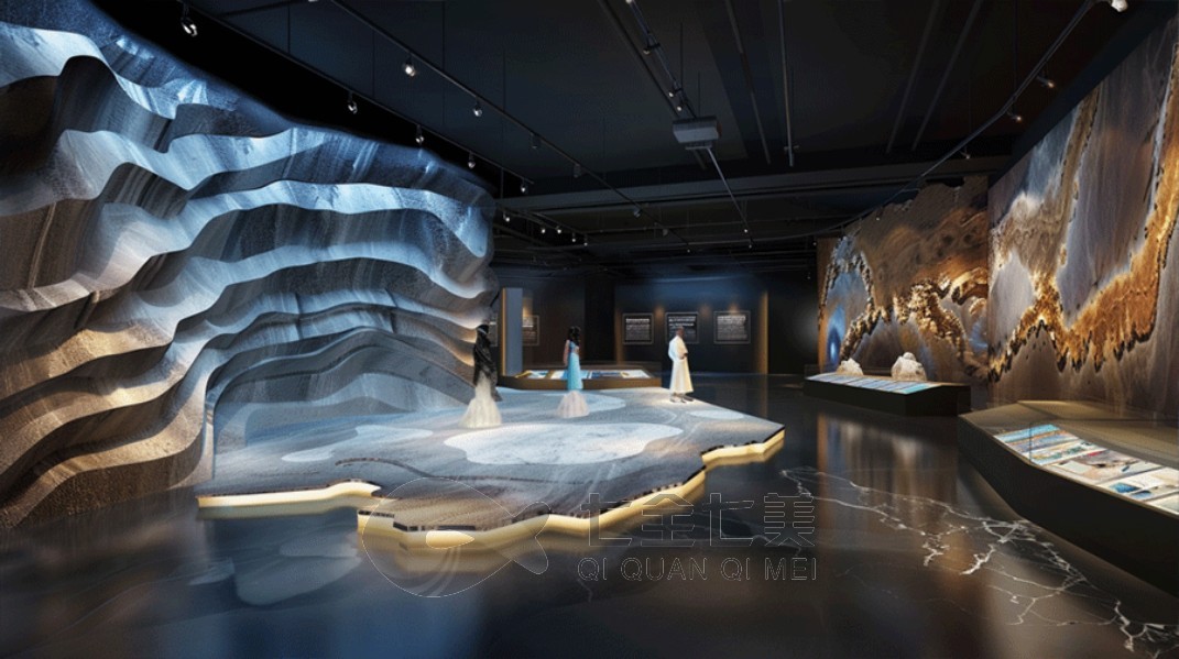 展厅设计案例, 展馆展厅设计方案, 展厅平面图