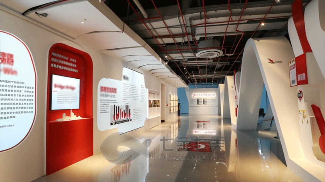 展厅效果图设计, 展厅空间布局设计, 展厅装修效果图