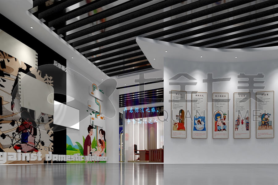 法治文化展馆，普法示范平台布置，法院普法示范展馆，规划设计公司