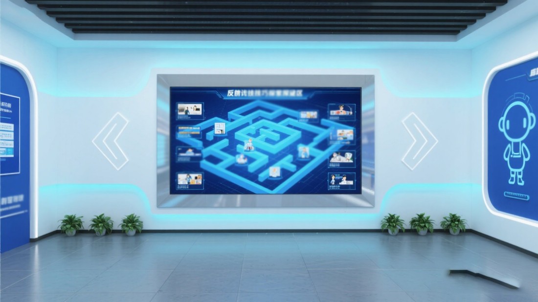 反诈展厅装修，VR反诈体验馆
