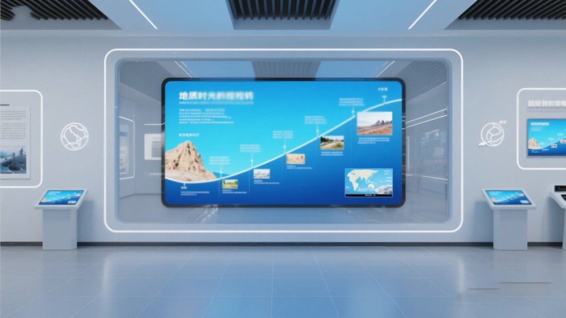 智能自然资源科普馆效果图