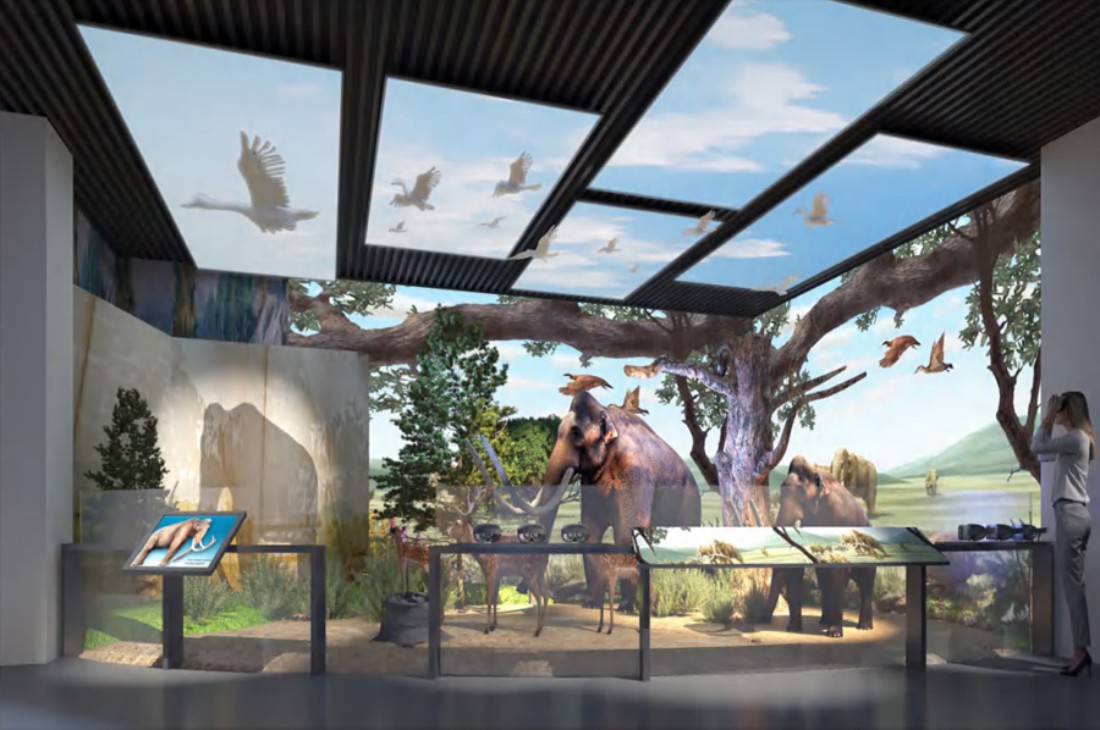 多媒体生物安全教育基地效果图